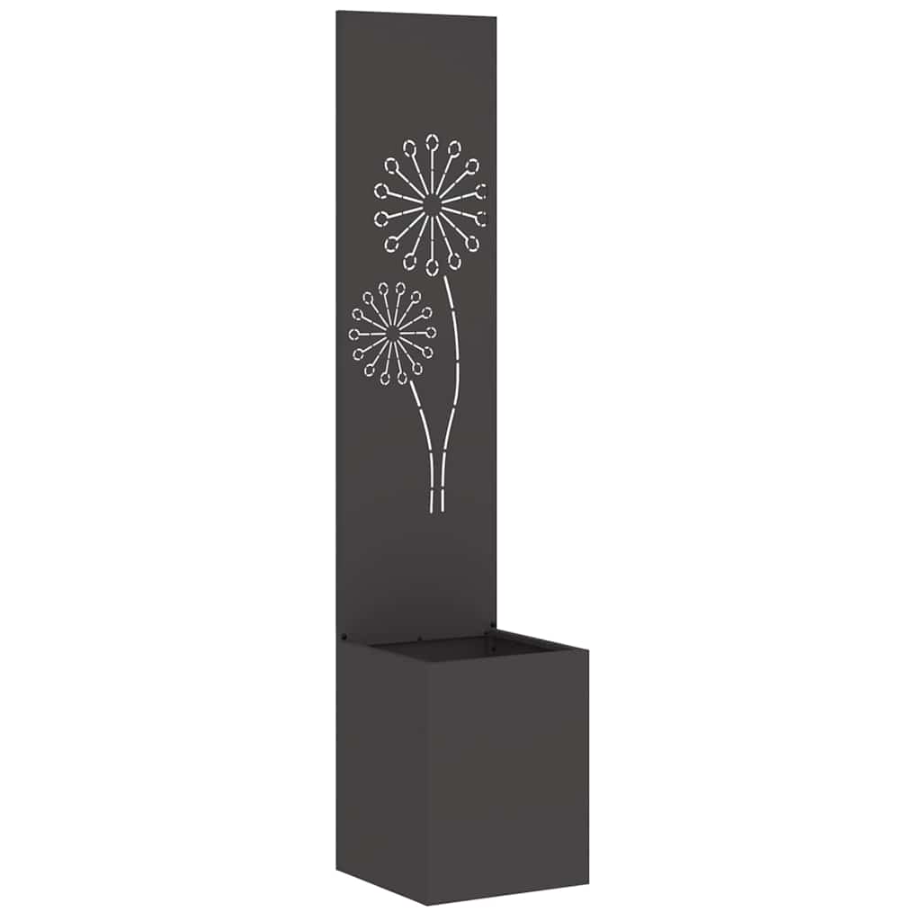 Écran de confidentialité de jardin Fretwork Noir 32 x 140 cm - XIOS