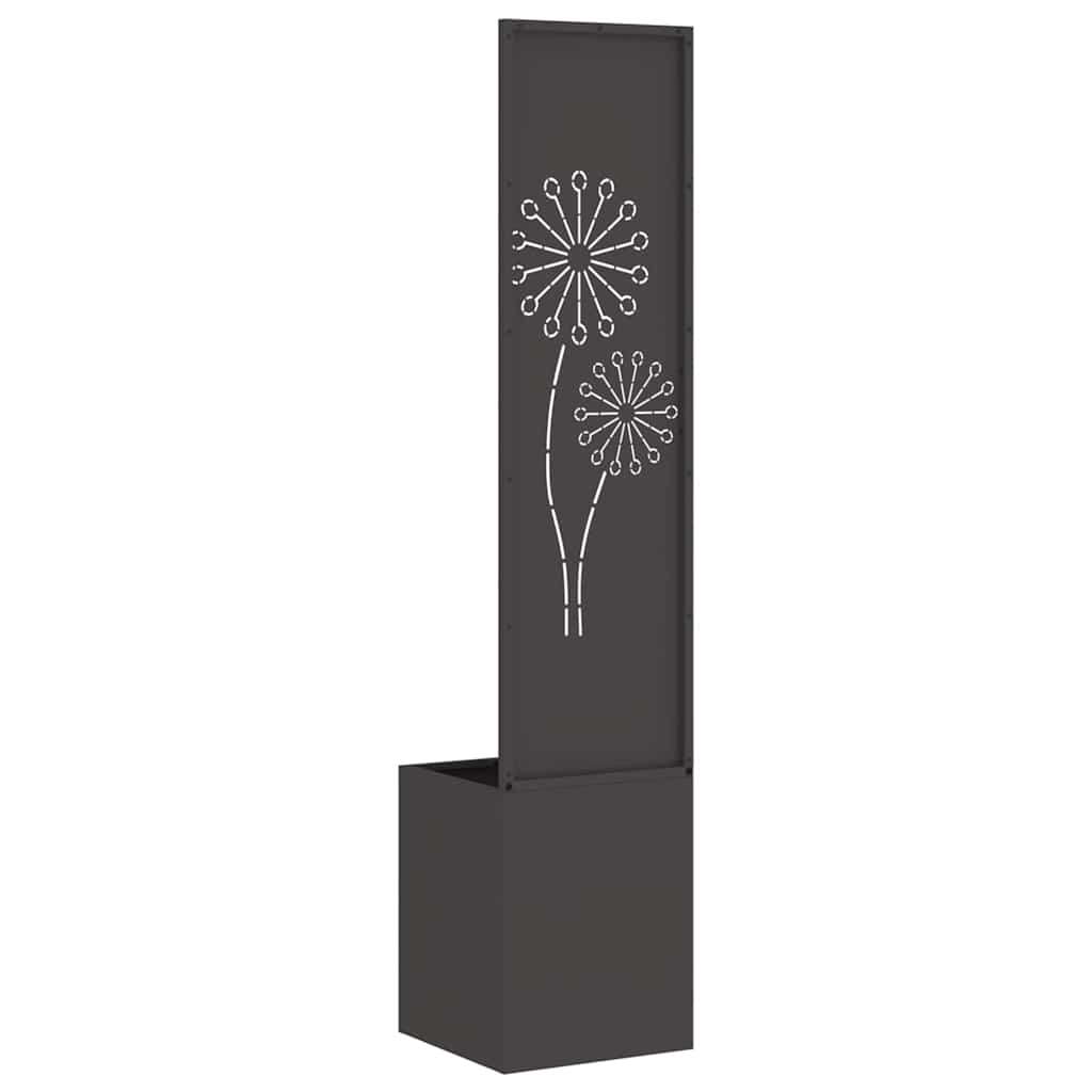 Écran de confidentialité de jardin Fretwork Noir 32 x 140 cm - XIOS