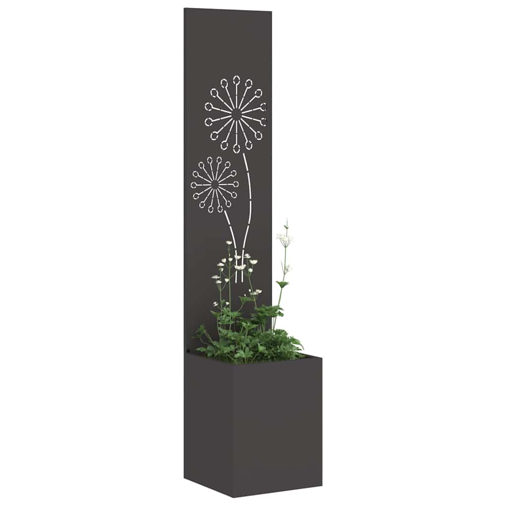 Écran de confidentialité de jardin Fretwork Noir 32 x 140 cm - XIOS