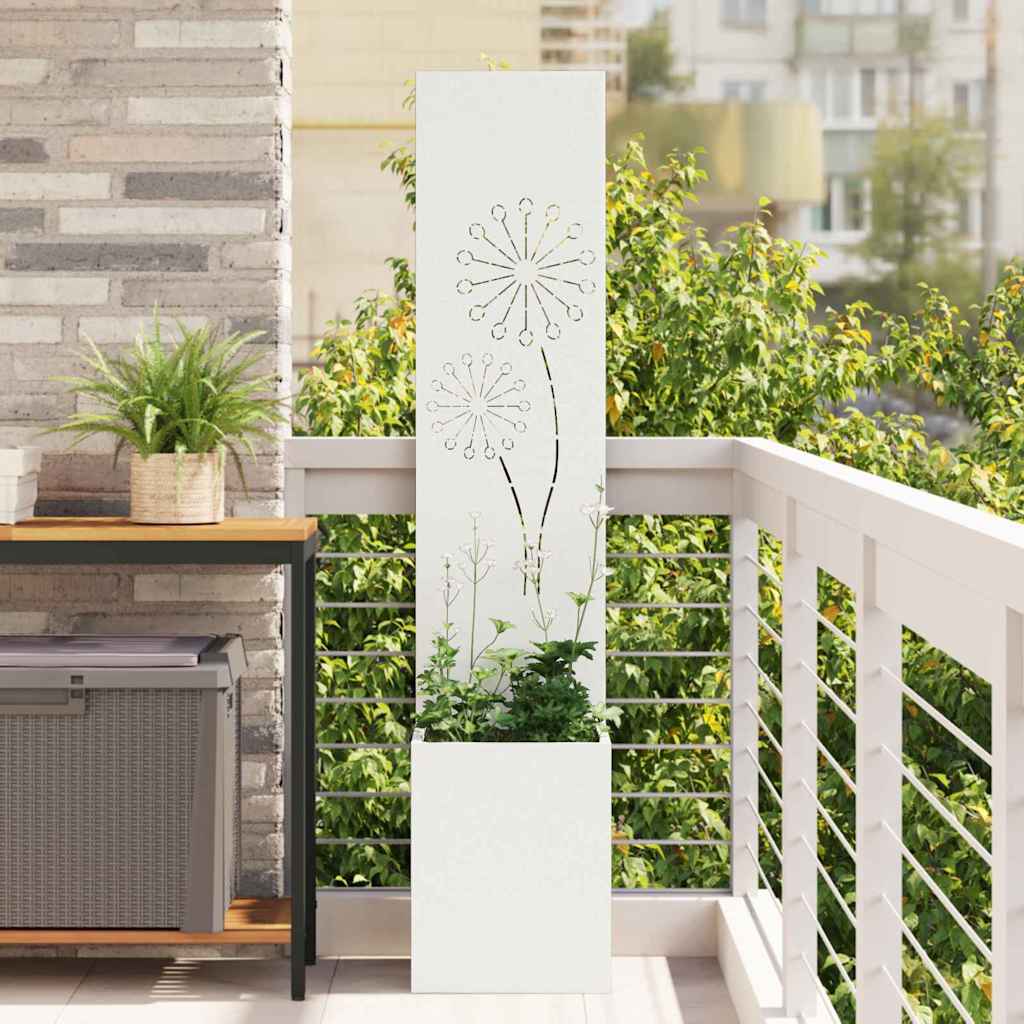 Écran de confidentialité de jardin Fretwork Blanc 32 x 140 cm - XIOS