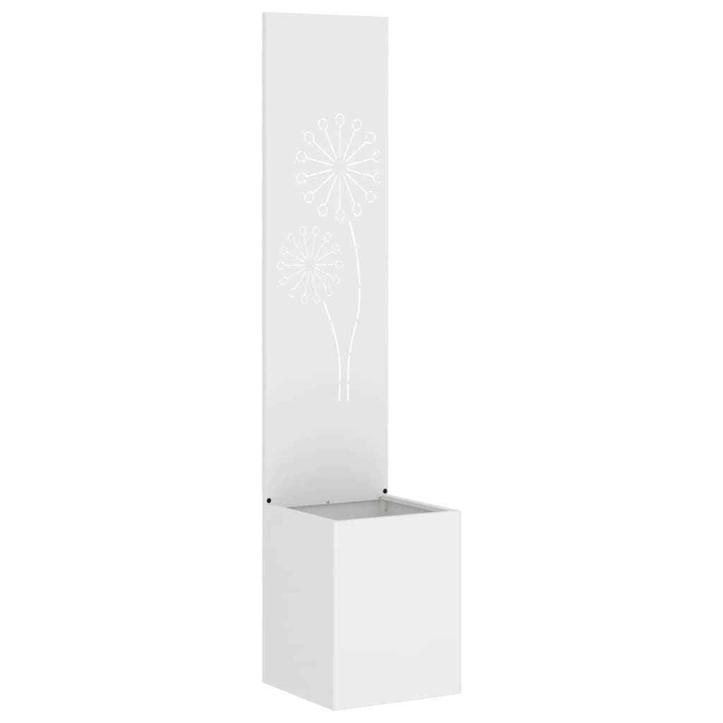 Écran de confidentialité de jardin Fretwork Blanc 32 x 140 cm - XIOS