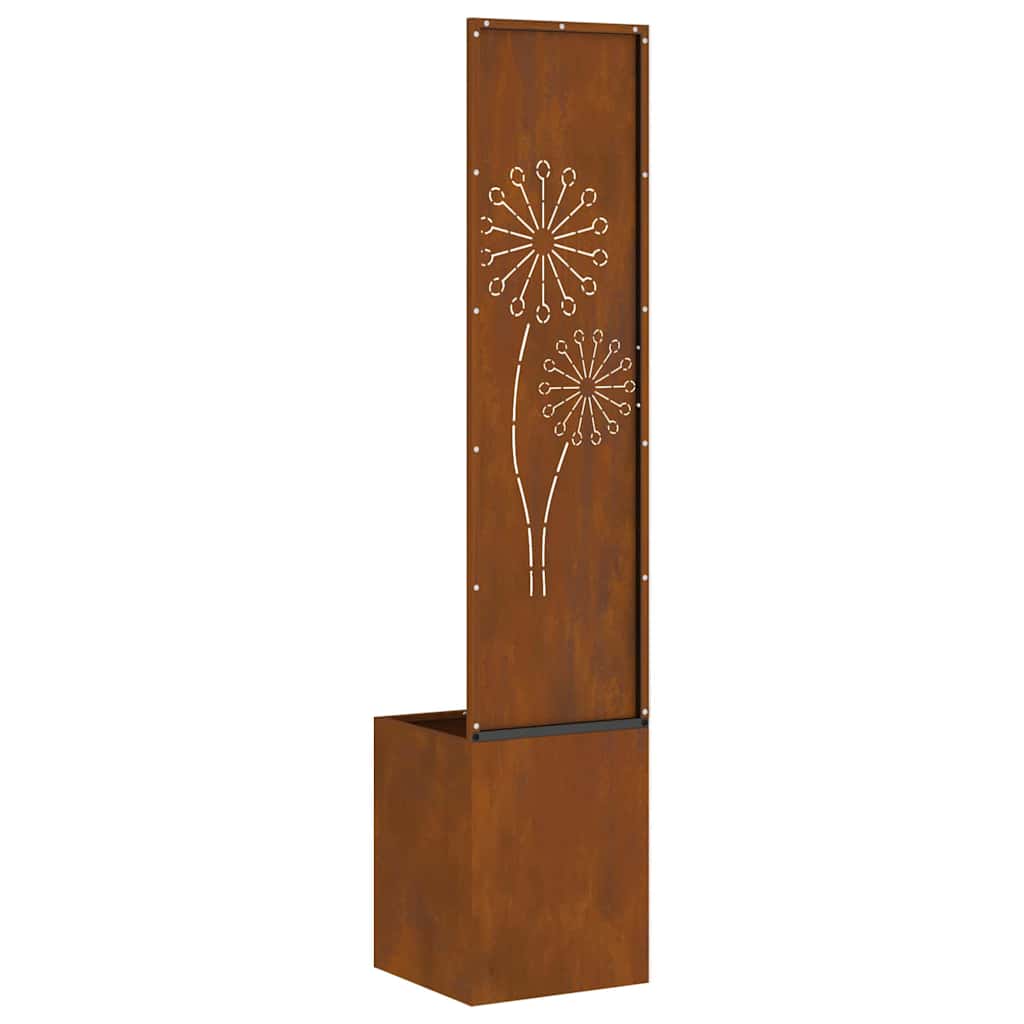 Écran de confidentialité de jardin Fretwork Rouillé 32 x 140 cm - XIOS