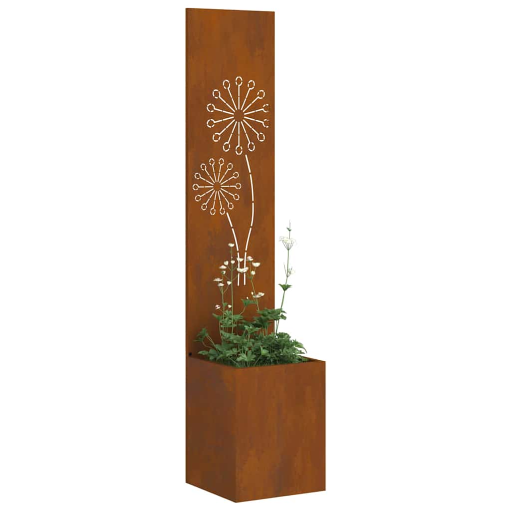 Écran de confidentialité de jardin Fretwork Rouillé 32 x 140 cm - XIOS
