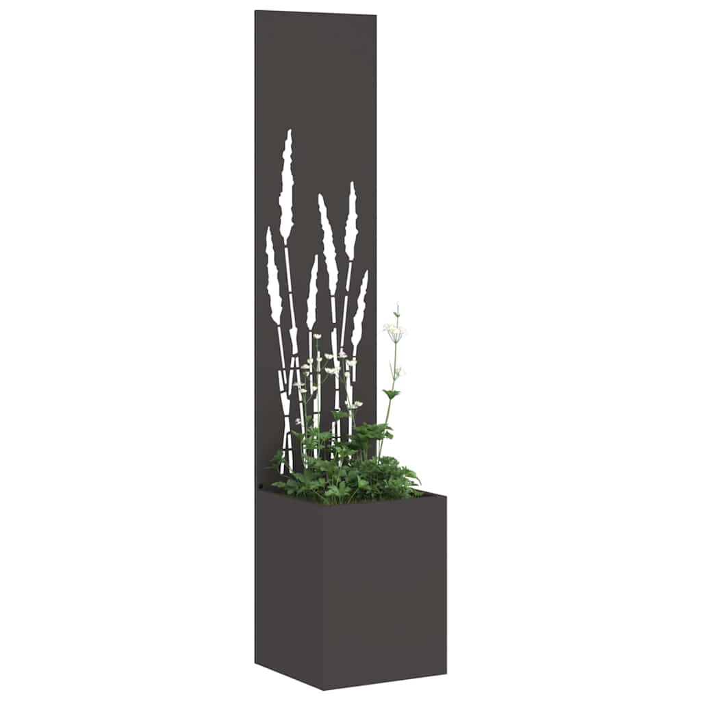 Écran de confidentialité de jardin Fretwork Noir 32 x 140 cm - XIOS