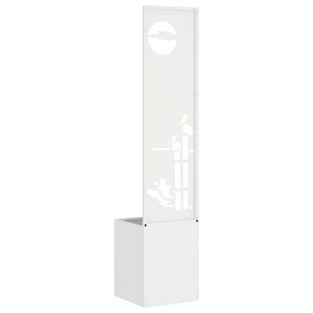 Écran de confidentialité de jardin Fretwork Blanc 32 x 140 cm - XIOS