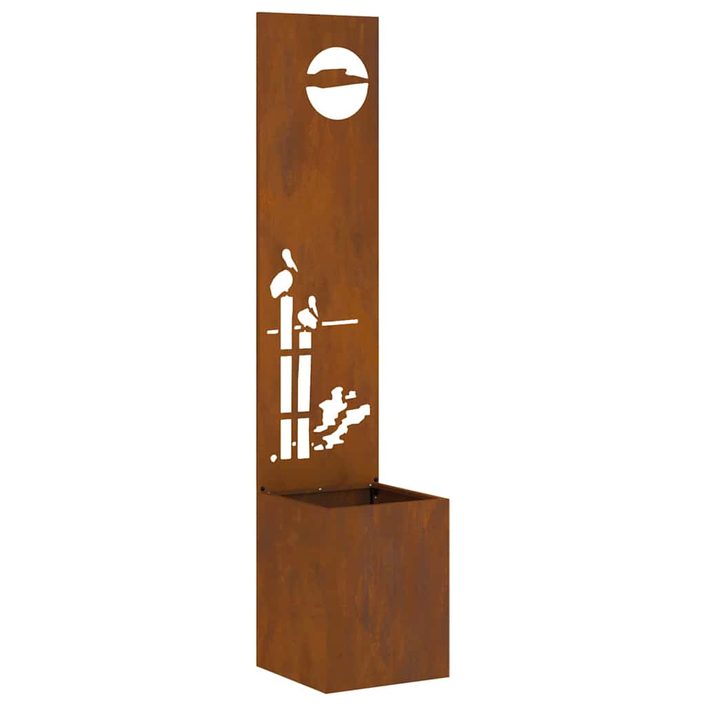 Écran de confidentialité de jardin Fretwork Rouillé 32 x 140 cm - XIOS