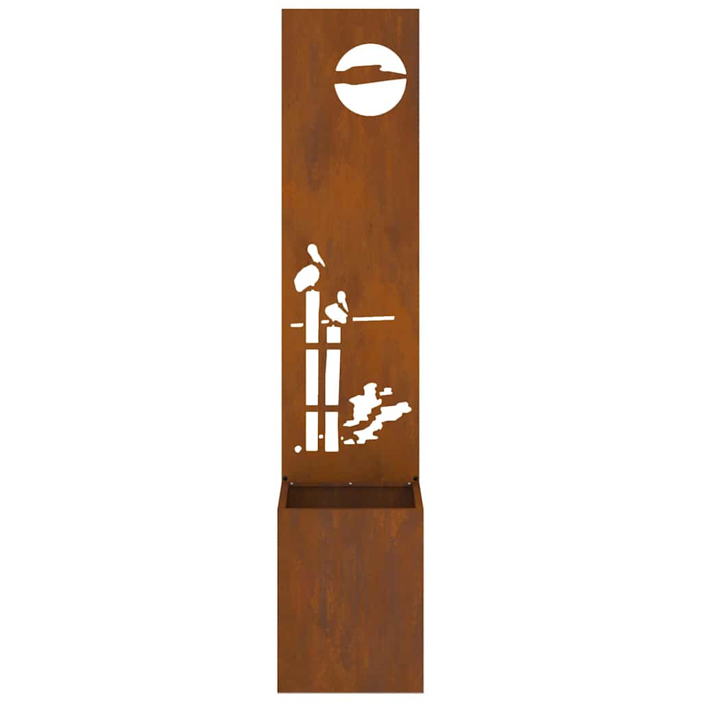 Écran de confidentialité de jardin Fretwork Rouillé 32 x 140 cm - XIOS