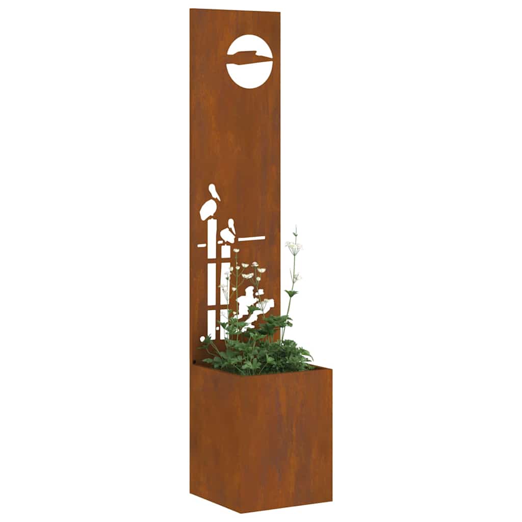 Écran de confidentialité de jardin Fretwork Rouillé 32 x 140 cm - XIOS