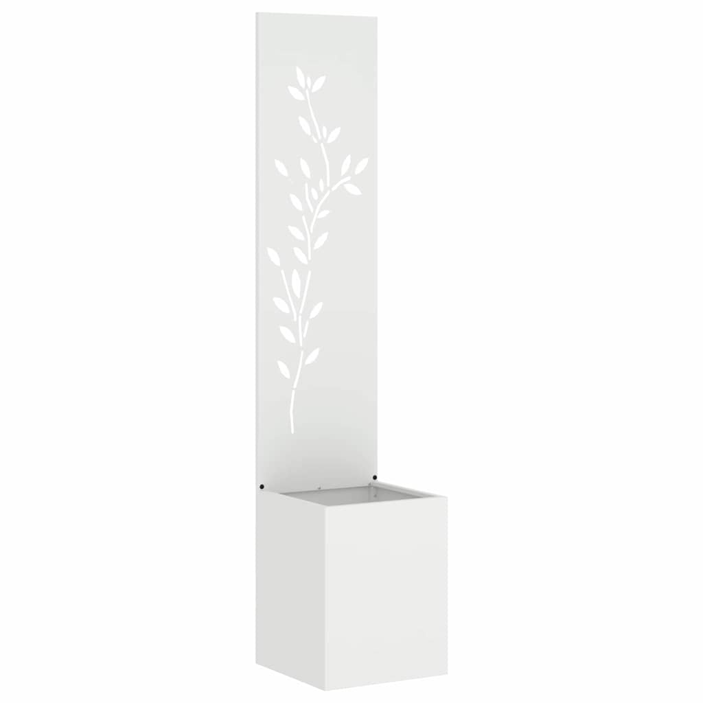 Écran de confidentialité de jardin Floral Blanc 32 x 140 cm - XIOS
