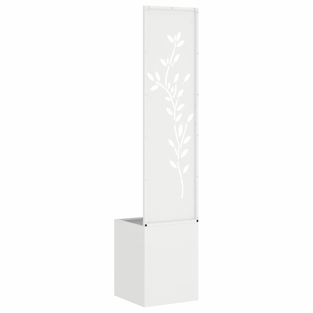 Écran de confidentialité de jardin Floral Blanc 32 x 140 cm - XIOS