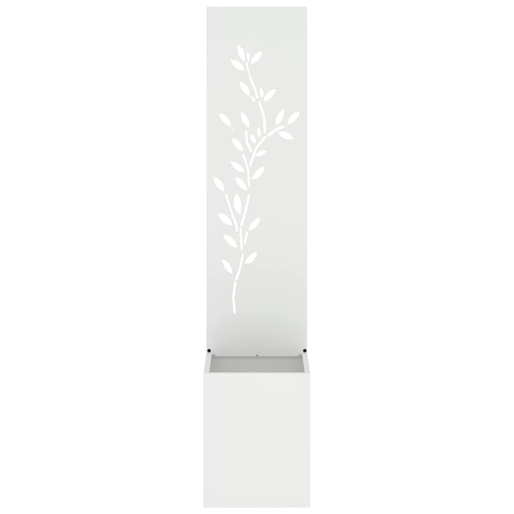 Écran de confidentialité de jardin Floral Blanc 32 x 140 cm - XIOS