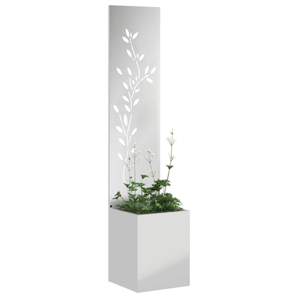 Écran de confidentialité de jardin Floral Argent 32 x 140 cm - XIOS