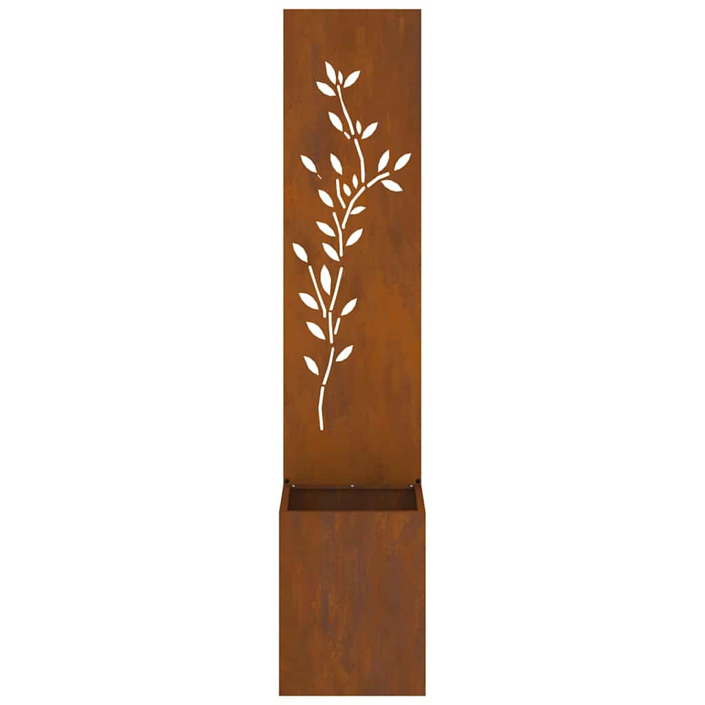 Écran de confidentialité de jardin Floral Rouillé 32 x 140 cm - XIOS