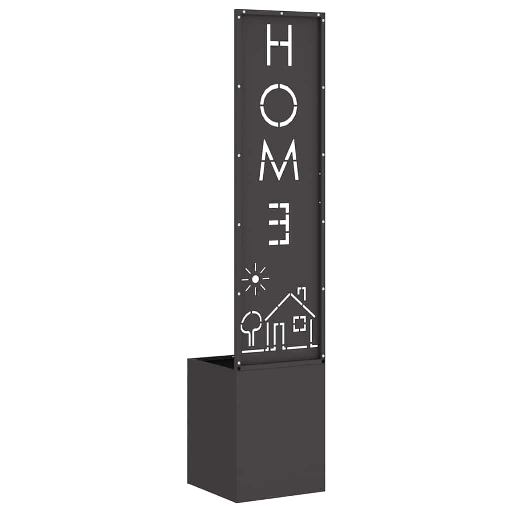 Écran de confidentialité de jardin Fretwork Noir 32 x 140 cm - XIOS