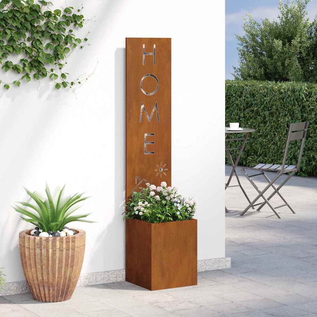 Écran de confidentialité de jardin Fretwork Rouillé 32 x 140 cm - XIOS