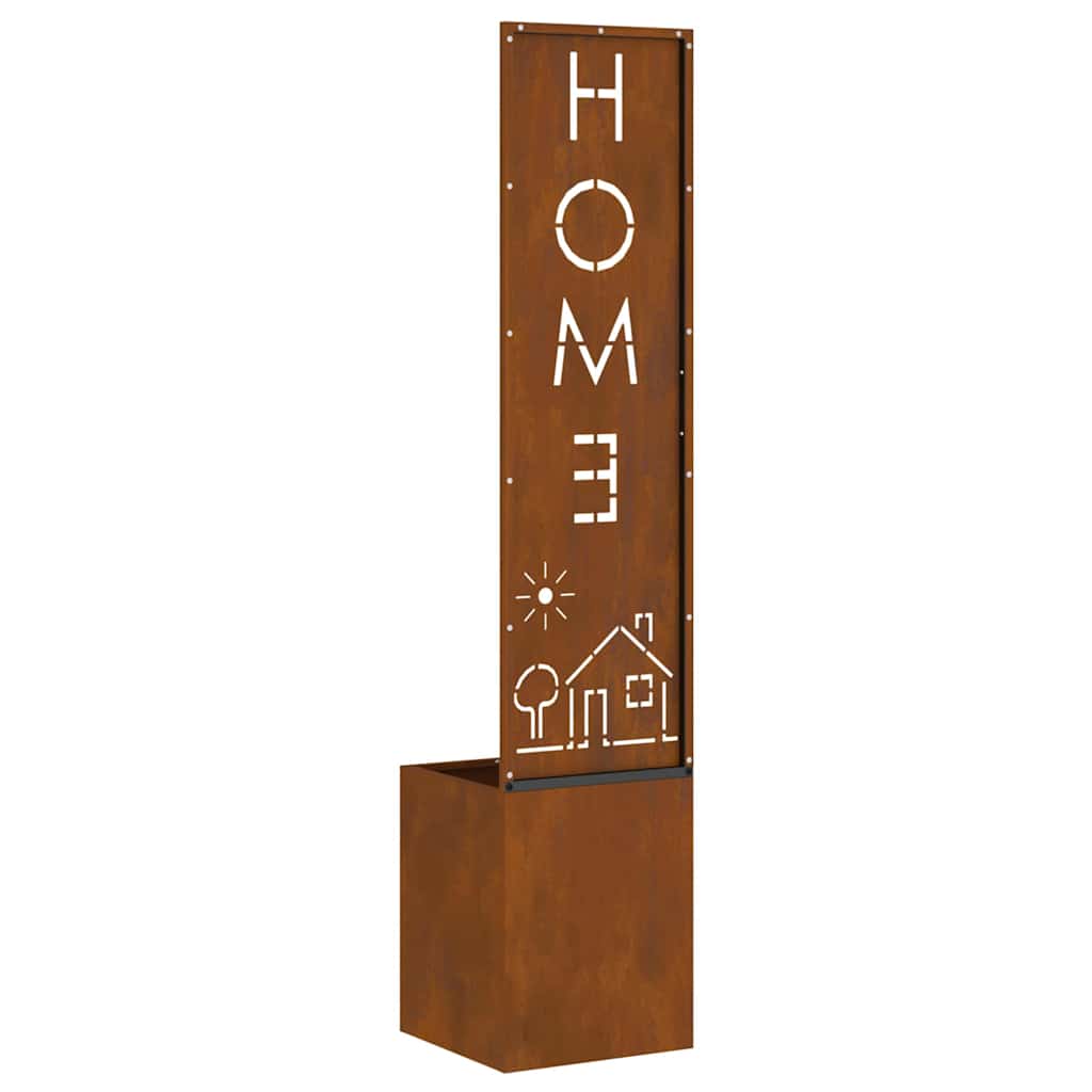 Écran de confidentialité de jardin Fretwork Rouillé 32 x 140 cm - XIOS