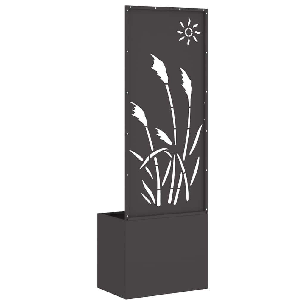 Écran de confidentialité de jardin Fretwork Noir 50 x 140 cm - XIOS