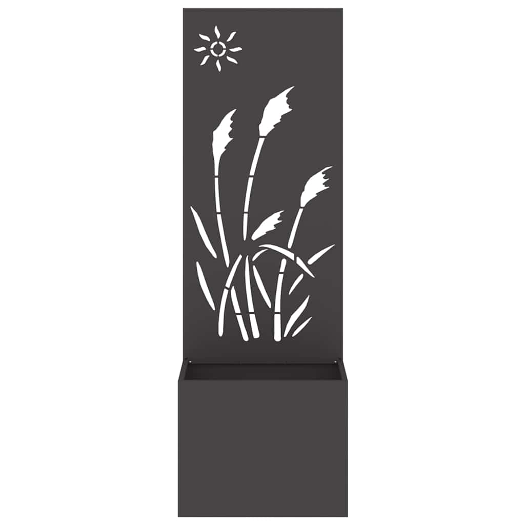 Écran de confidentialité de jardin Fretwork Noir 50 x 140 cm - XIOS