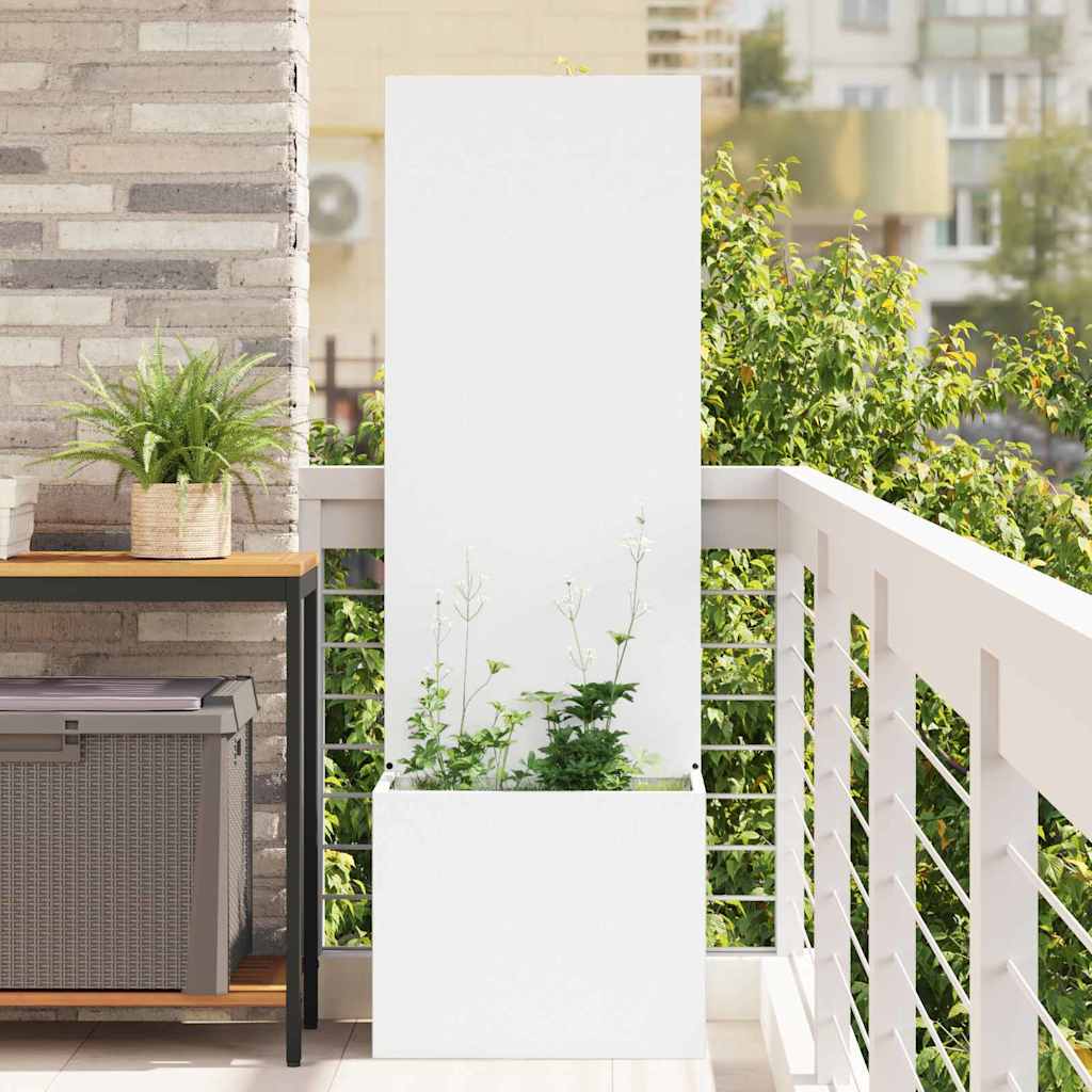 Écran de confidentialité de jardin Fretwork Blanc 50 x 140 cm - XIOS