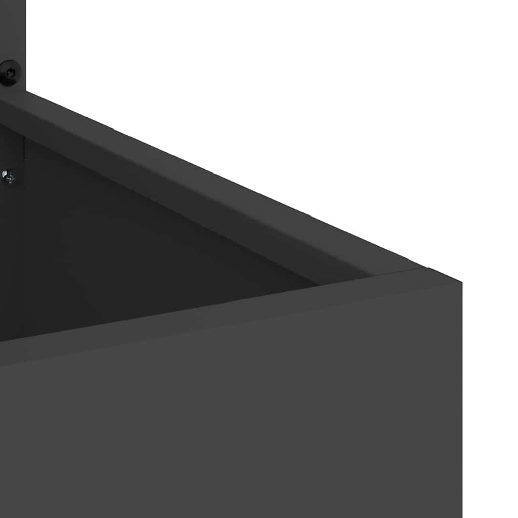 Écran de confidentialité de jardin Floral Noir 50 x 140 cm - XIOS