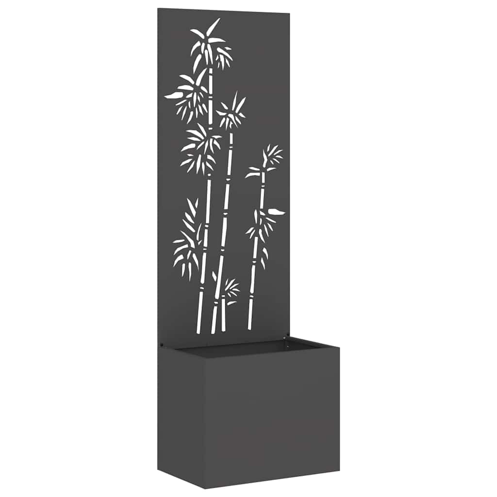 Écran de confidentialité de jardin Floral Noir 50 x 140 cm - XIOS