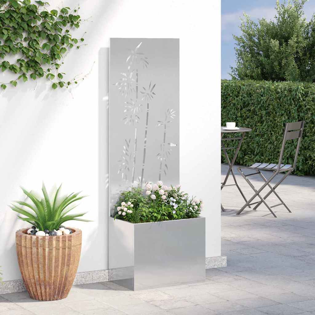 Écran de confidentialité de jardin Floral Argent 50 x 140 cm - XIOS