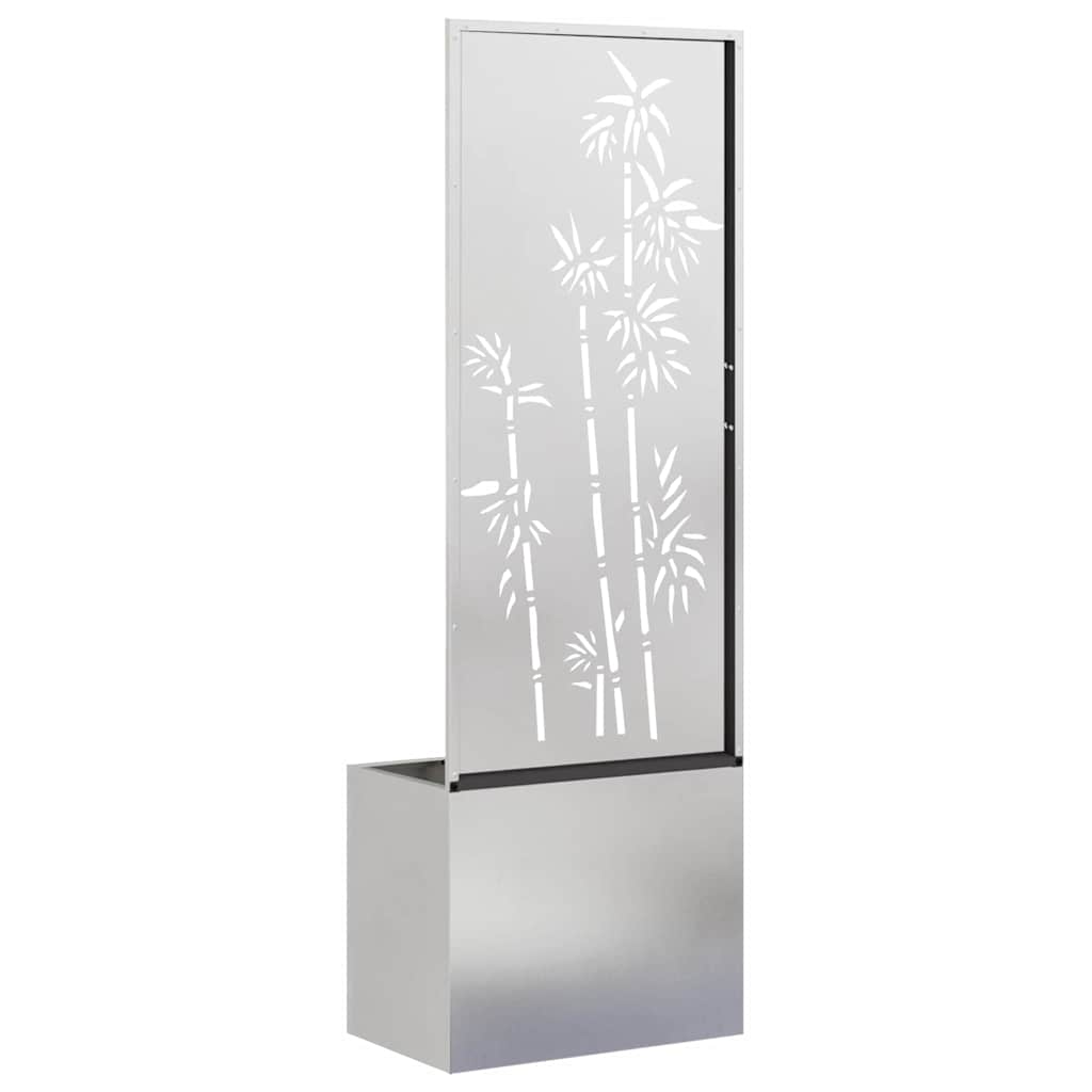 Écran de confidentialité de jardin Floral Argent 50 x 140 cm - XIOS