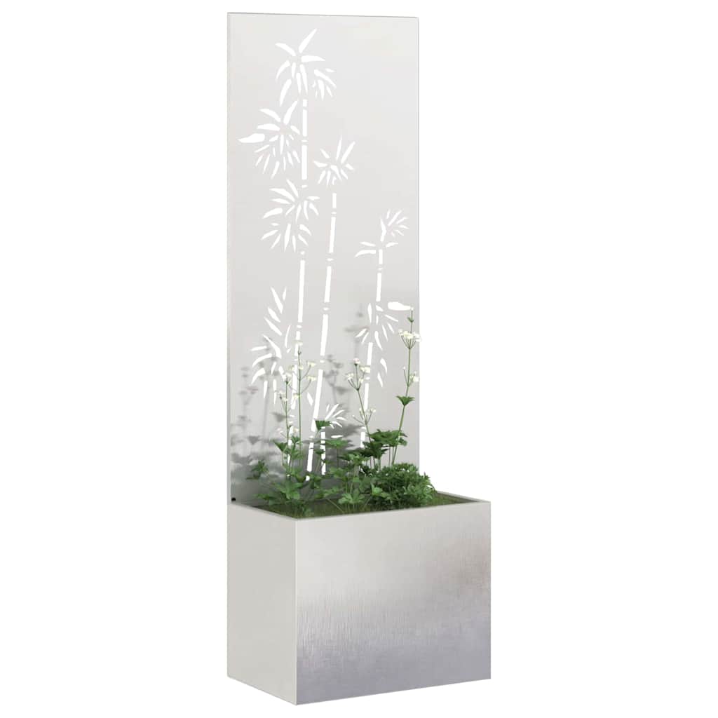 Écran de confidentialité de jardin Floral Argent 50 x 140 cm - XIOS