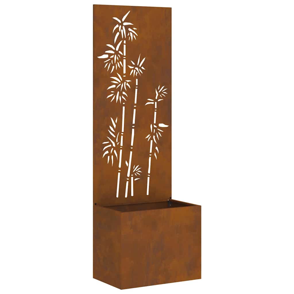 Écran de confidentialité de jardin Floral Rouillé 50 x 140 cm - XIOS