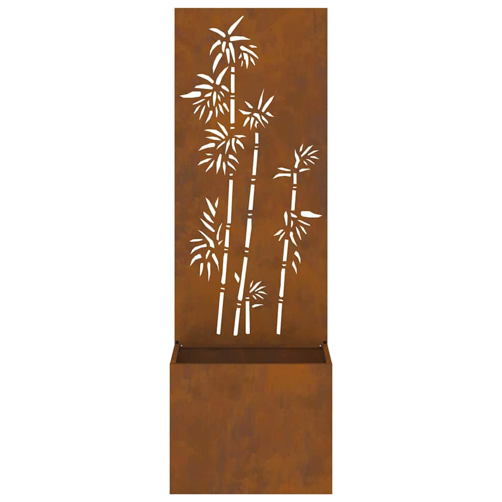 Écran de confidentialité de jardin Floral Rouillé 50 x 140 cm - XIOS