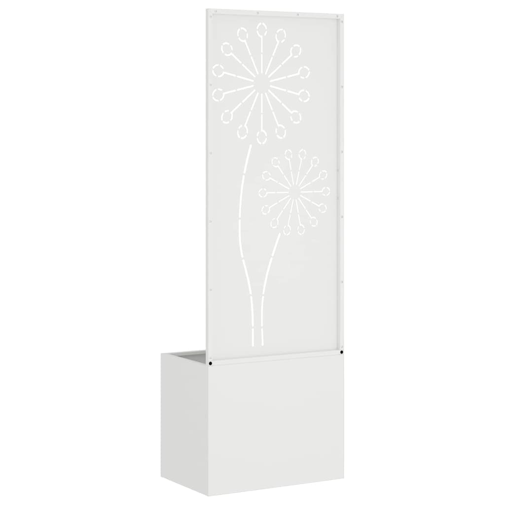 Écran de confidentialité de jardin Fretwork Blanc 50 x 140 cm - XIOS
