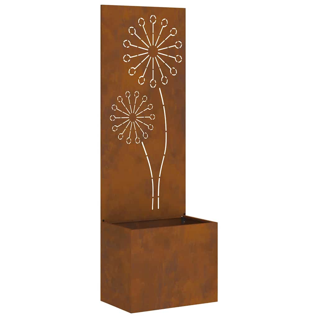 Écran de confidentialité de jardin Fretwork Rouillé 50 x 140 cm - XIOS