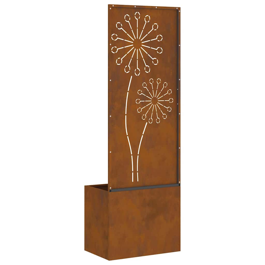 Écran de confidentialité de jardin Fretwork Rouillé 50 x 140 cm - XIOS