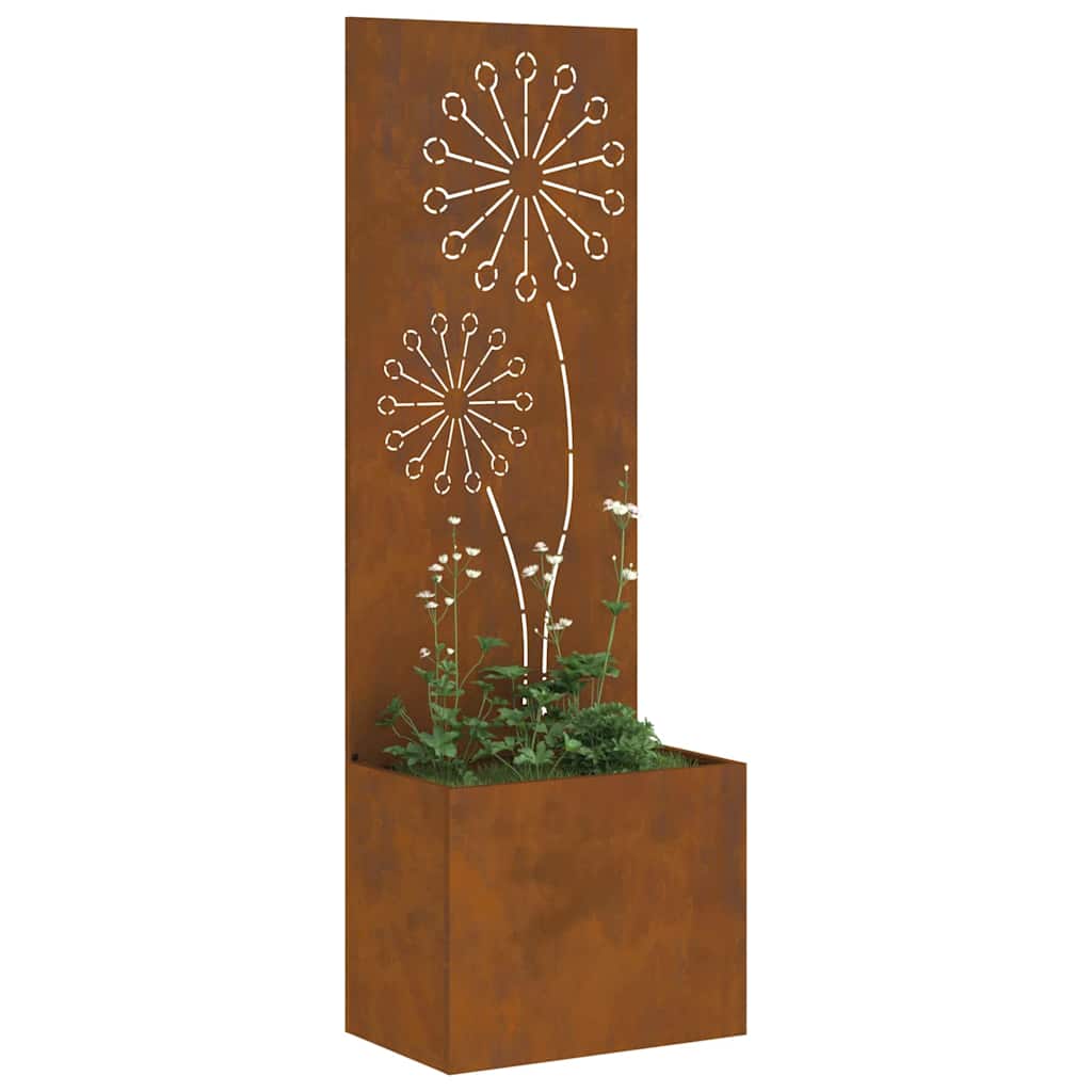 Écran de confidentialité de jardin Fretwork Rouillé 50 x 140 cm - XIOS