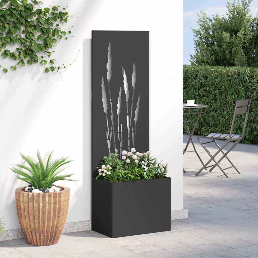 Écran de confidentialité de jardin Fretwork Noir 50 x 140 cm - XIOS