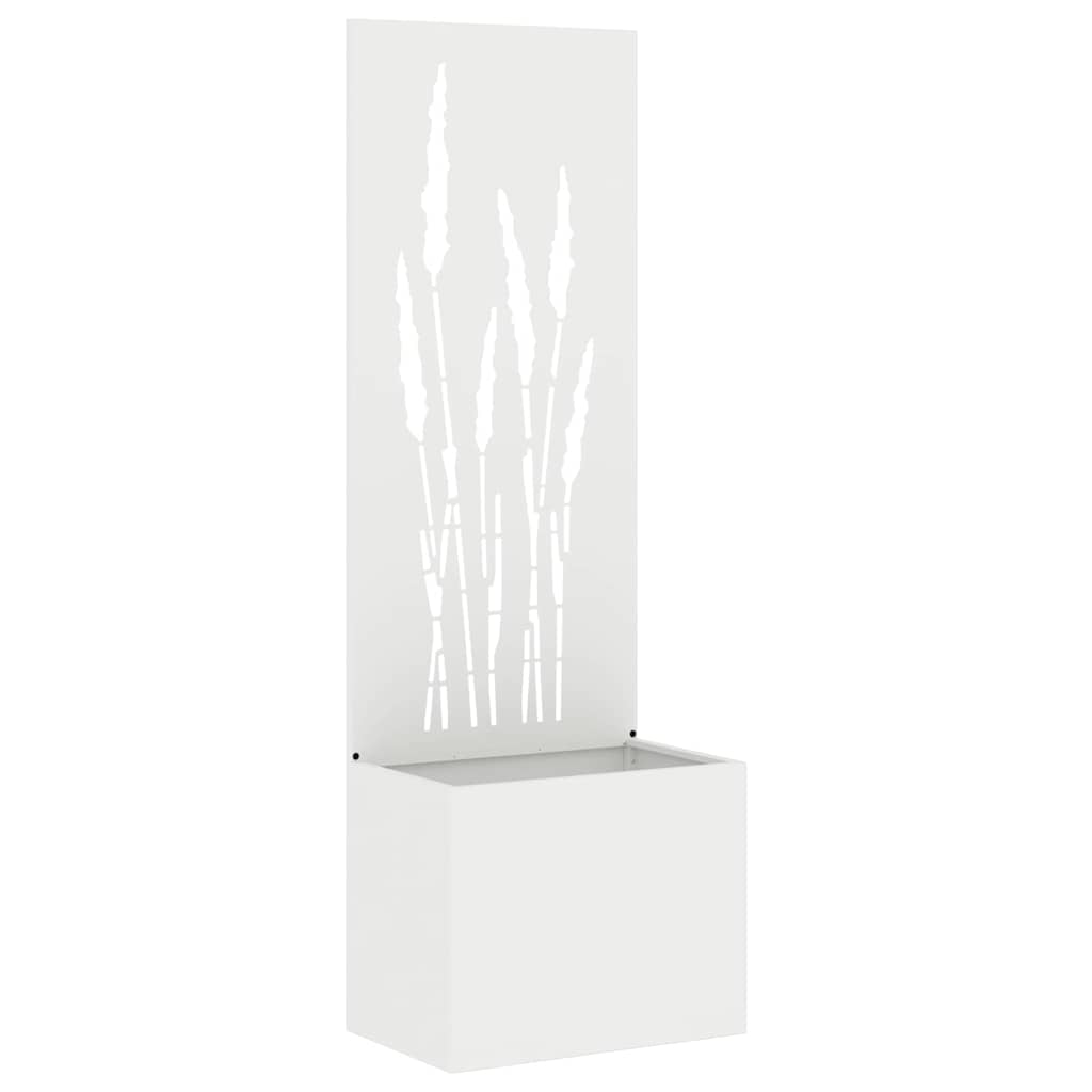 Écran de confidentialité de jardin Fretwork Blanc 50 x 140 cm - XIOS
