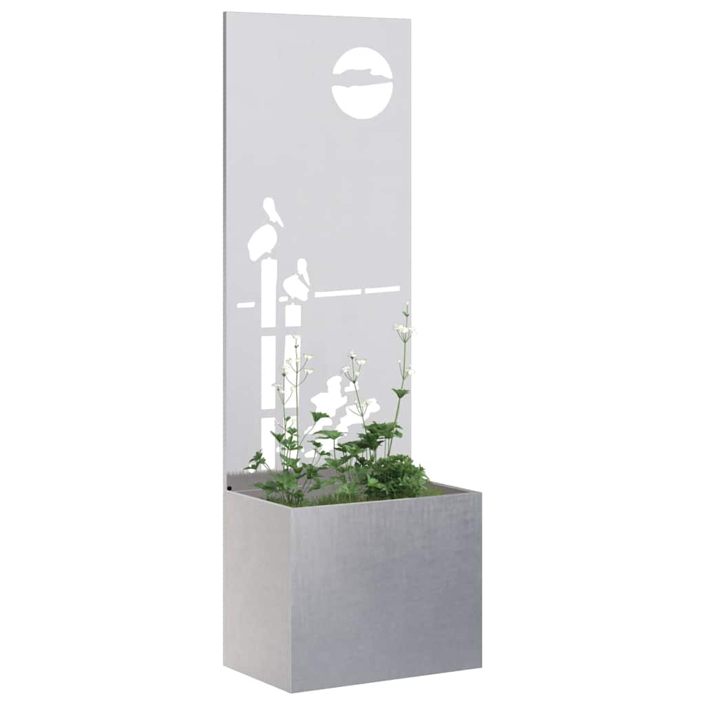 Écran de confidentialité de jardin Fretwork Argent 50 x 140 cm - XIOS
