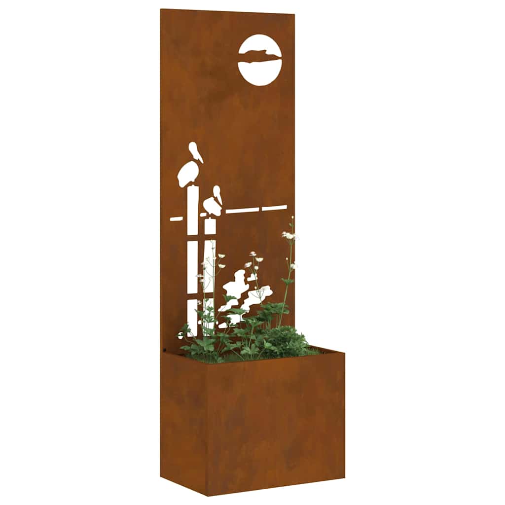 Écran de confidentialité de jardin Fretwork Rouillé 50 x 140 cm - XIOS