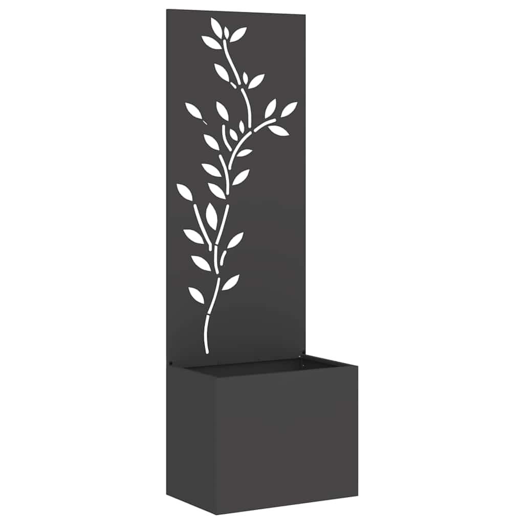 Écran de confidentialité de jardin Floral Noir 50 x 140 cm - XIOS