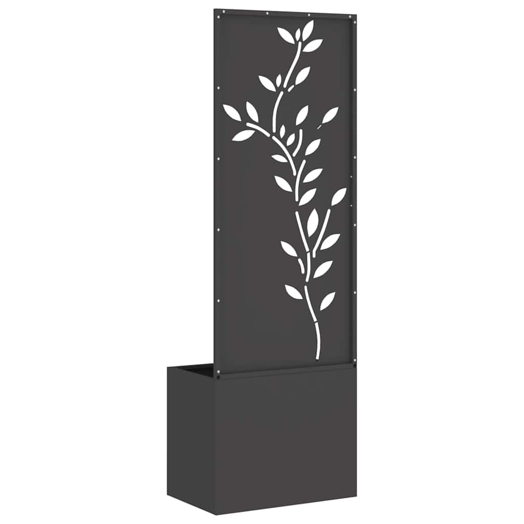Écran de confidentialité de jardin Floral Noir 50 x 140 cm - XIOS