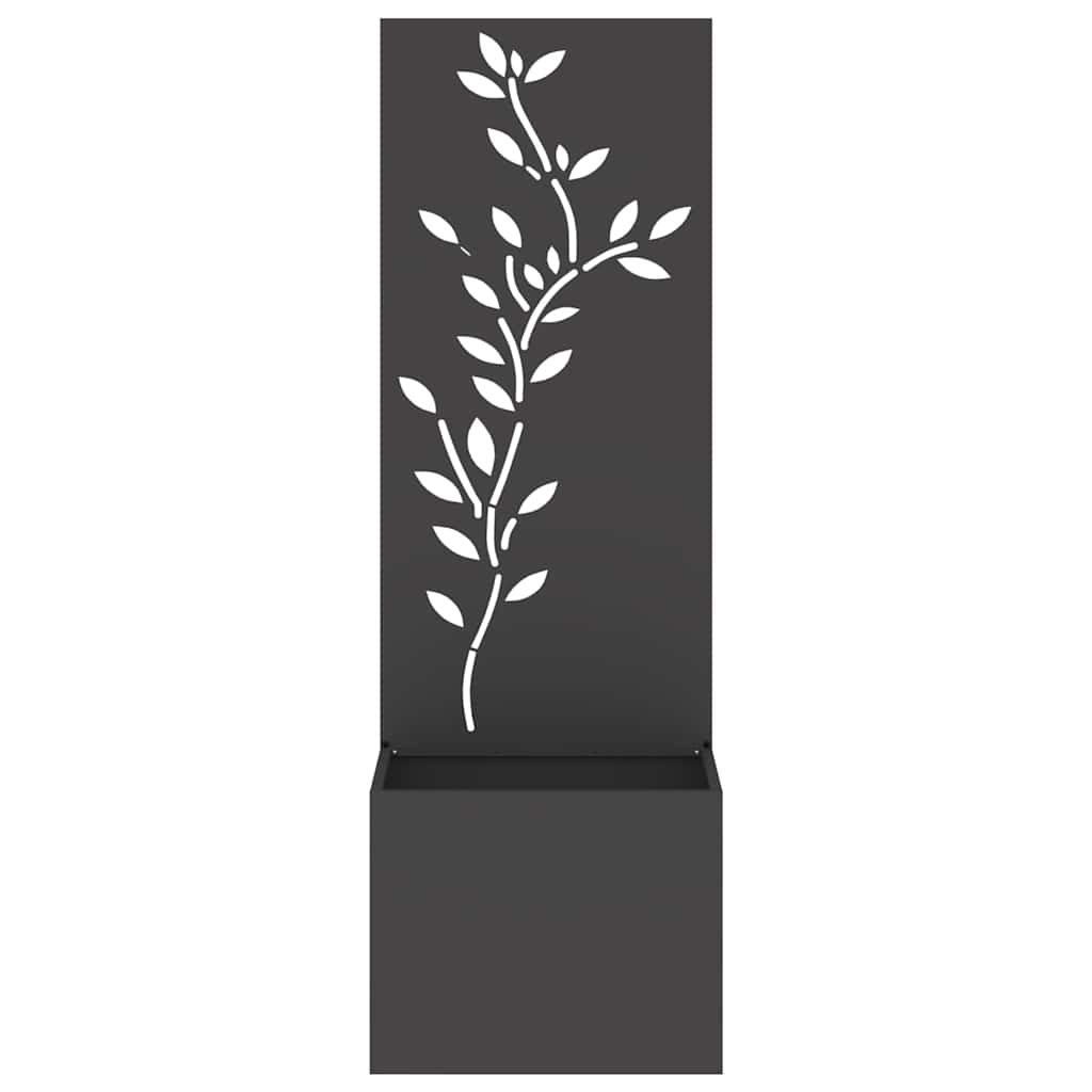 Écran de confidentialité de jardin Floral Noir 50 x 140 cm - XIOS