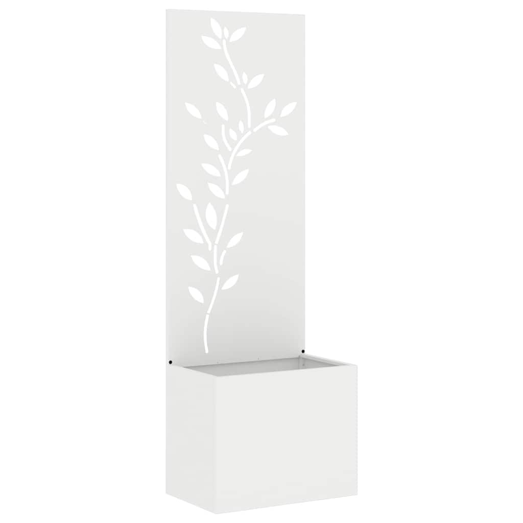 Écran de confidentialité de jardin Floral Blanc 50 x 140 cm - XIOS