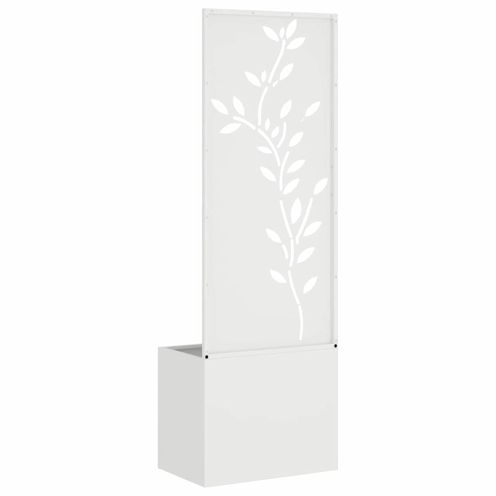 Écran de confidentialité de jardin Floral Blanc 50 x 140 cm - XIOS