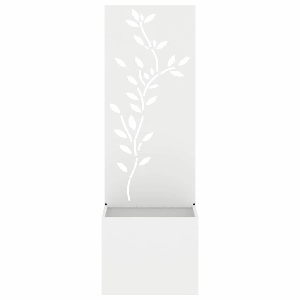 Écran de confidentialité de jardin Floral Blanc 50 x 140 cm - XIOS