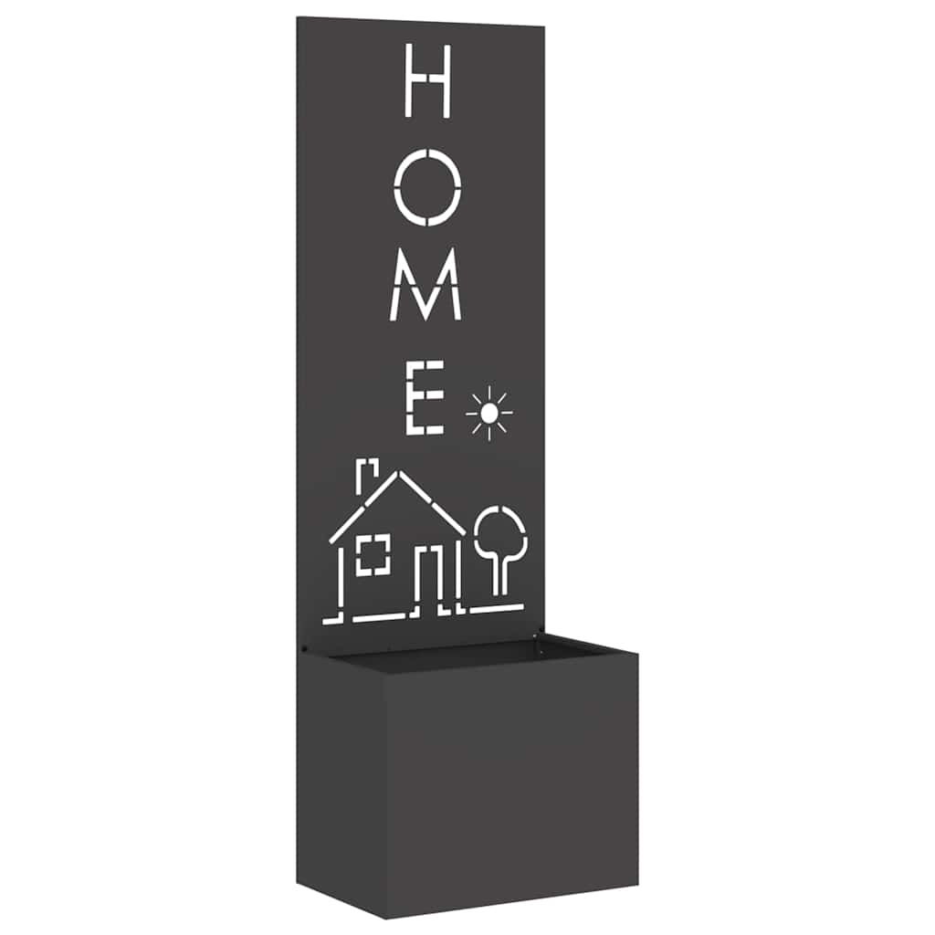 Écran de confidentialité de jardin Fretwork Noir 50 x 140 cm - XIOS