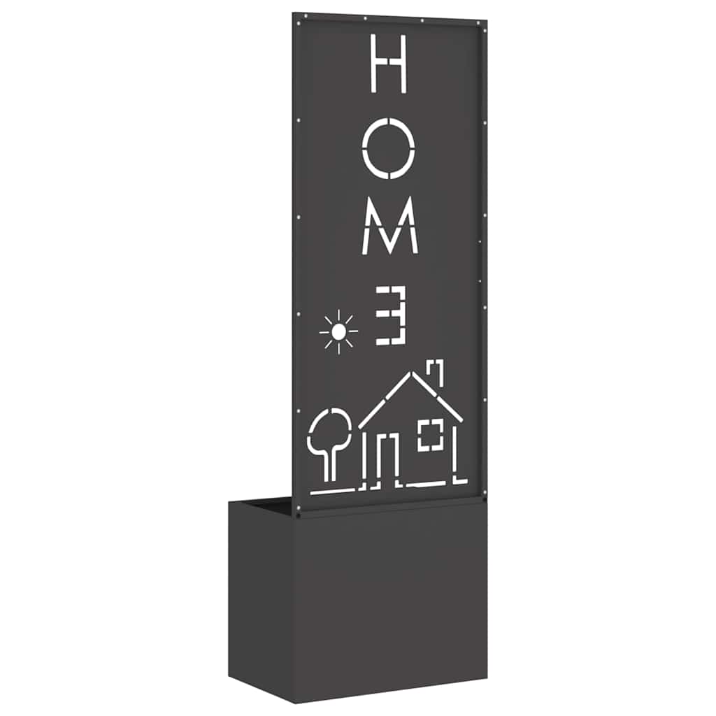 Écran de confidentialité de jardin Fretwork Noir 50 x 140 cm - XIOS