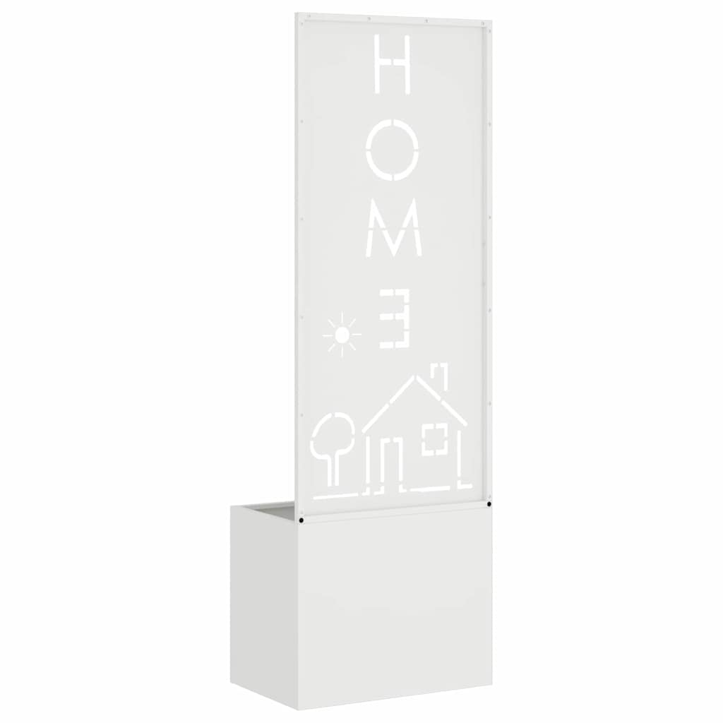 Écran de confidentialité de jardin Fretwork Blanc 50 x 140 cm - XIOS