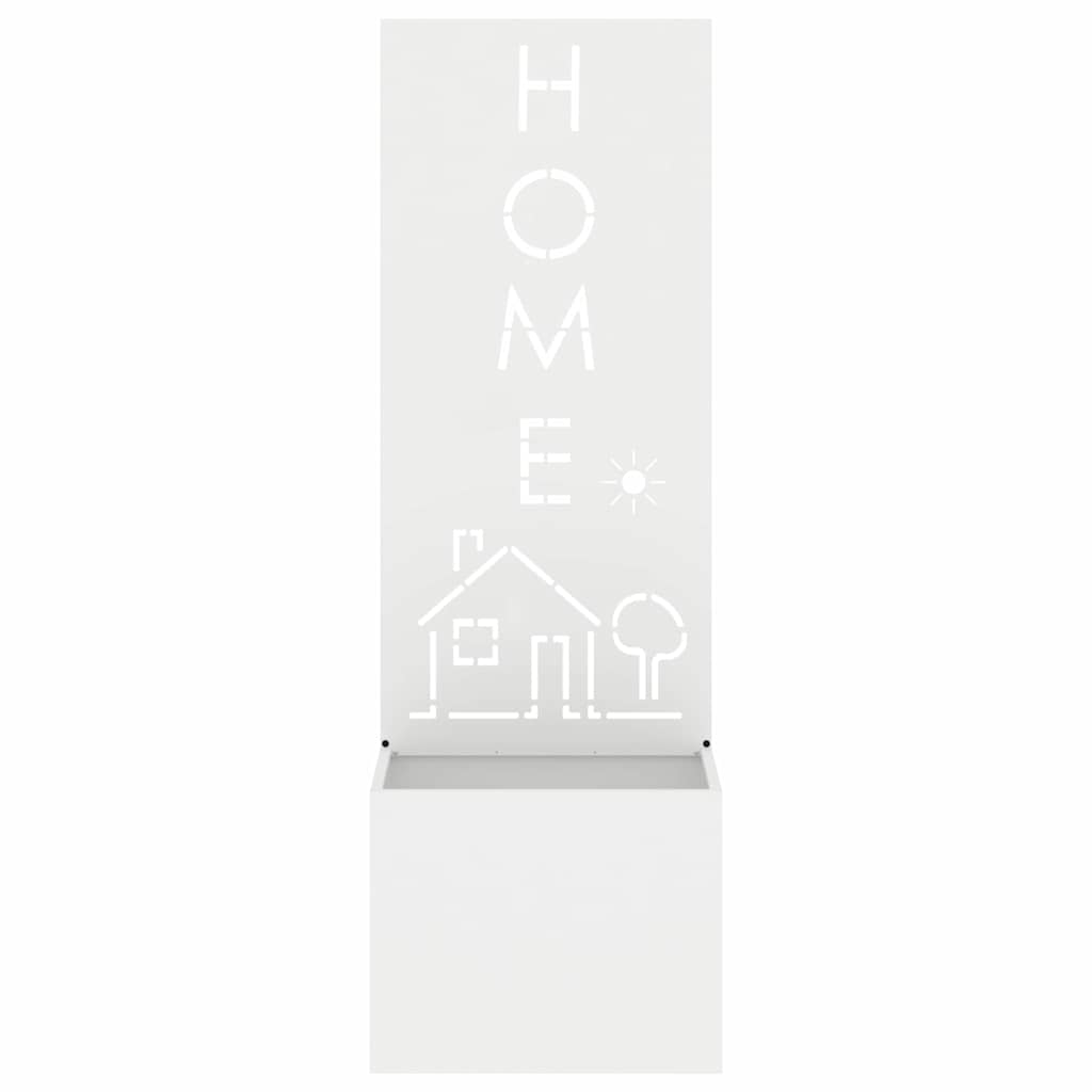 Écran de confidentialité de jardin Fretwork Blanc 50 x 150 cm - XIOS