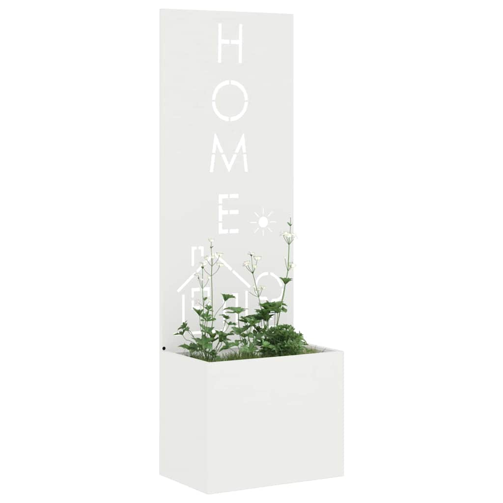 Écran de confidentialité de jardin Fretwork Blanc 50 x 140 cm - XIOS