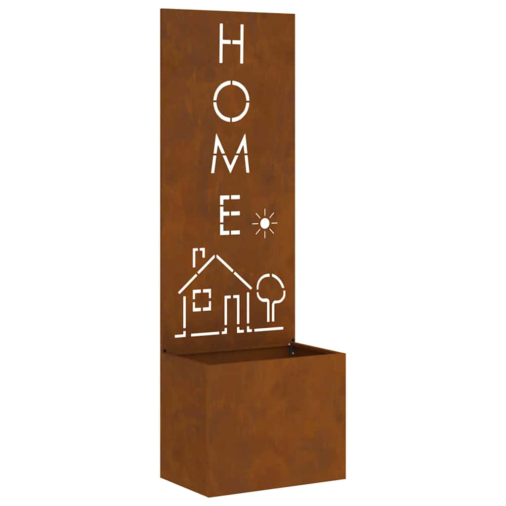 Écran de confidentialité de jardin Fretwork Rouillé 50 x 140 cm - XIOS